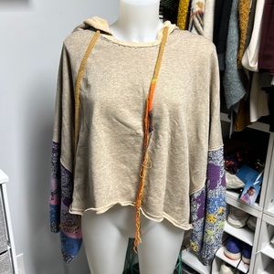 Free People boho hoodie